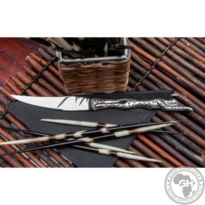Steak Knife - Cheetah Africa Collection - Diana Carmichael