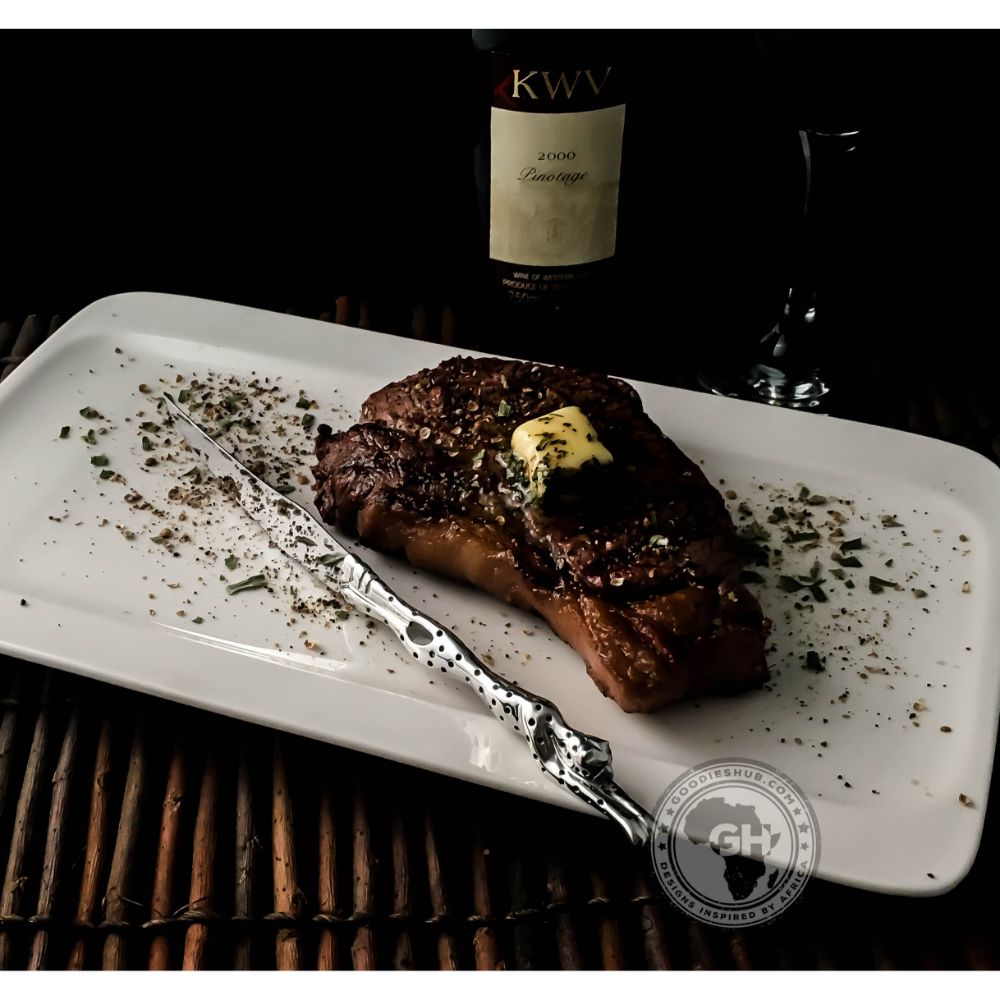 Steak Knife - Cheetah Africa Collection - Diana Carmichael