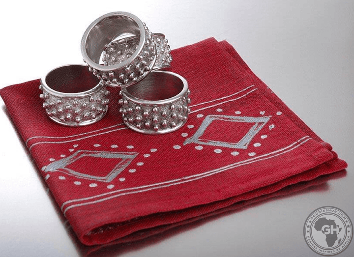 Napkin Ring Studded Set 4 - Studded Collection - Diana Carmichael