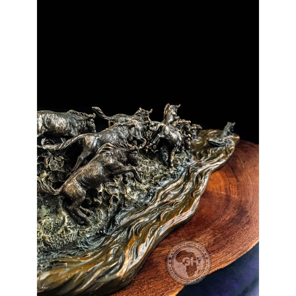 The Great Migration Bronzed Sculpture