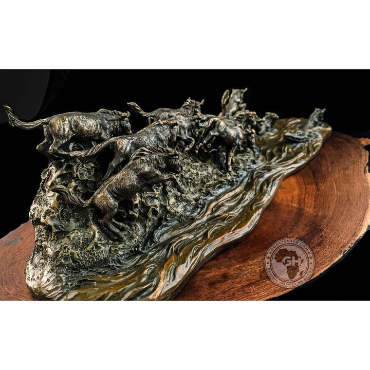 The Great Migration Bronzed Sculpture