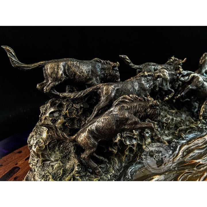 The Great Migration Bronzed Sculpture
