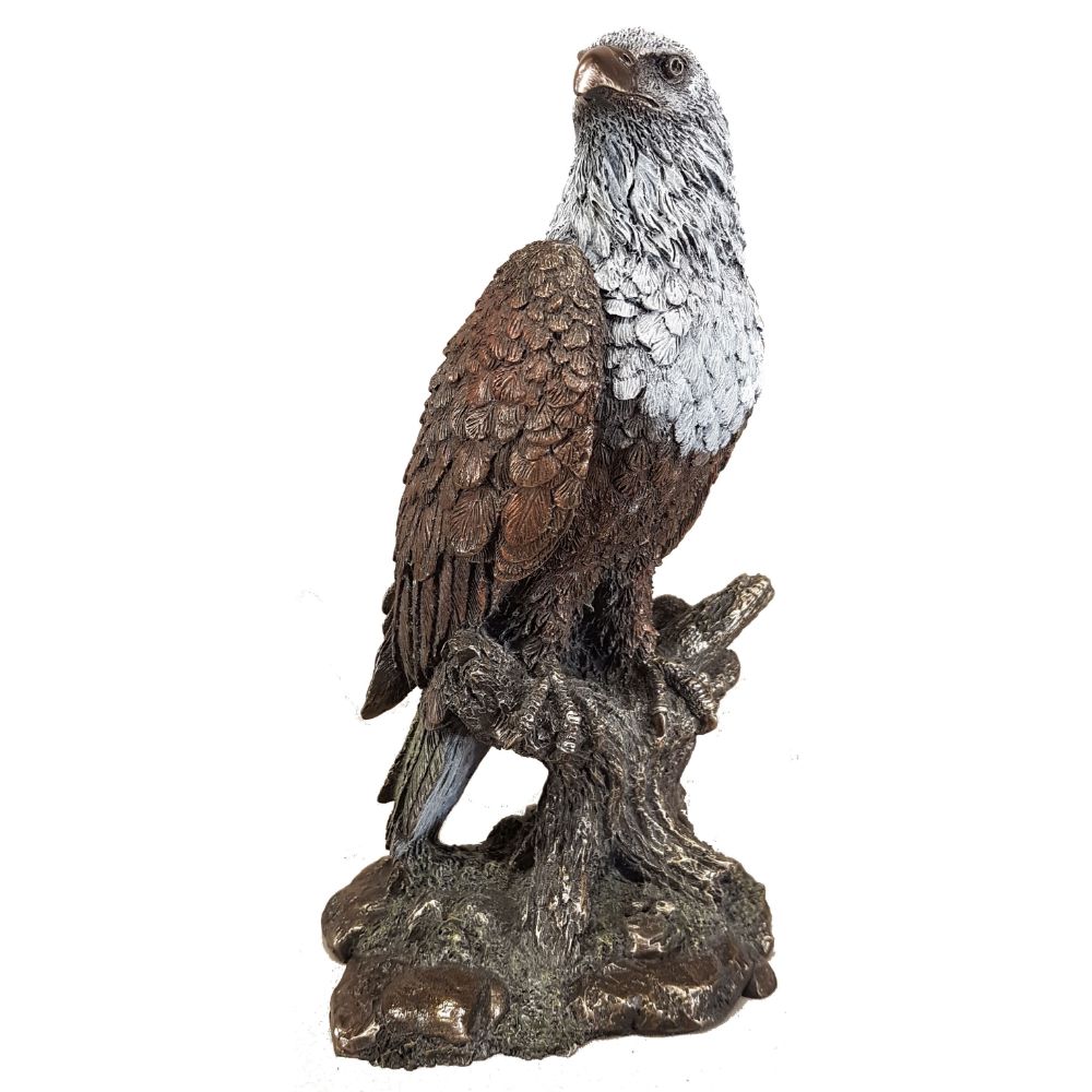 African Fish Eagle Bronzed Sculpture