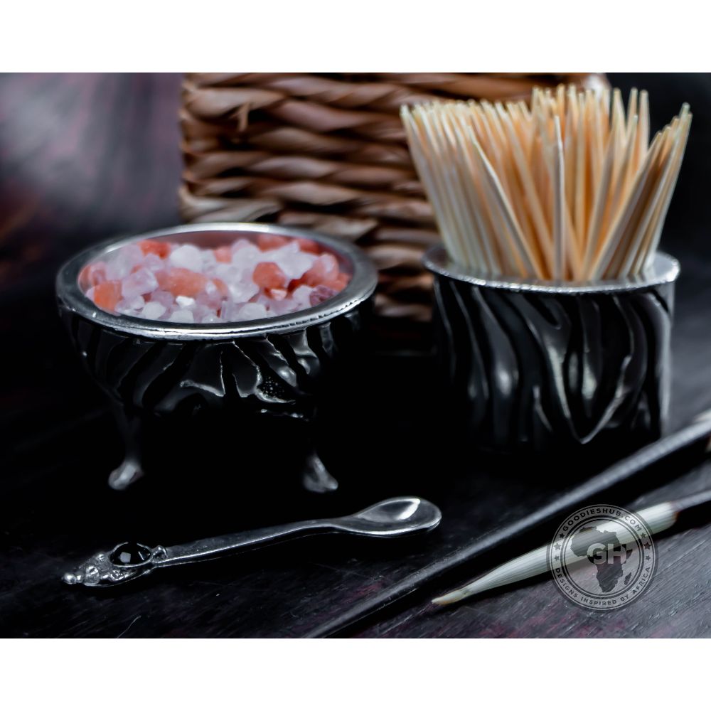 Zebra 3 Legged Pot &amp; Spoon - Earthangel