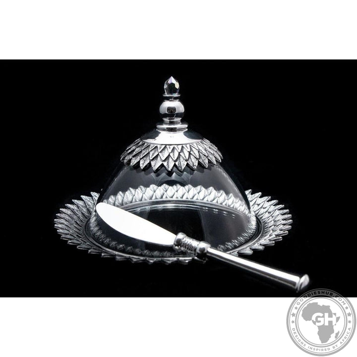 Butter Dish 120mm Crystal - Crystal D&