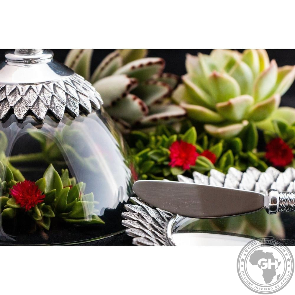 Butter Dish 120mm Crystal - Crystal D&