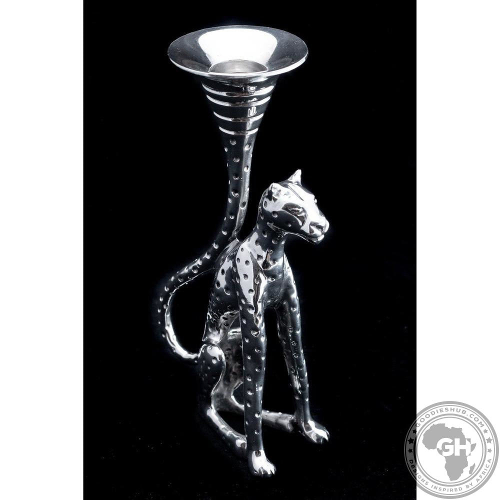Candlestick - Cheetah Africa Collection - Diana Carmichael-GoodiesHub