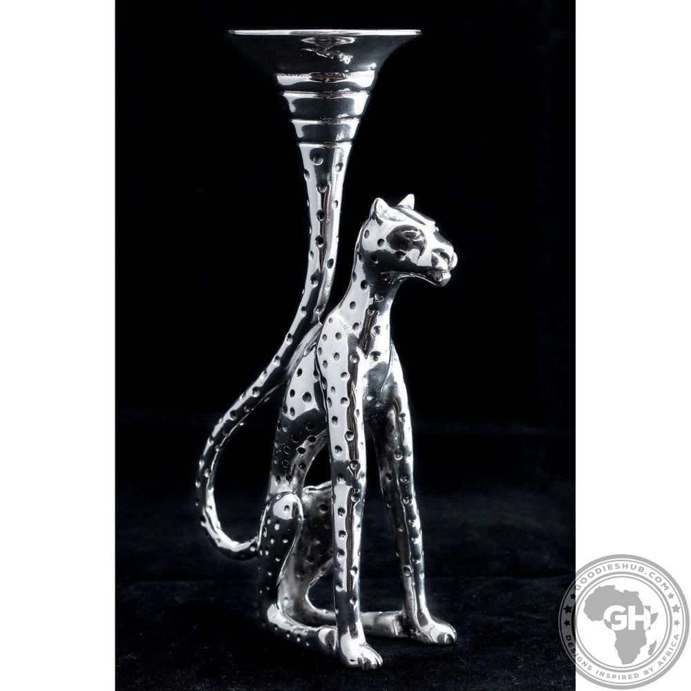Candlestick - Cheetah Africa Collection - Diana Carmichael-GoodiesHub