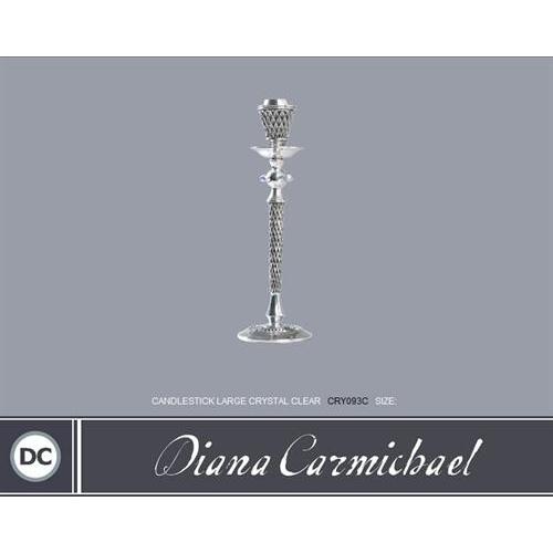 Candlestick Large Crystal - Crystal d'Afrique Collection - Diana Carmichael-GoodiesHub