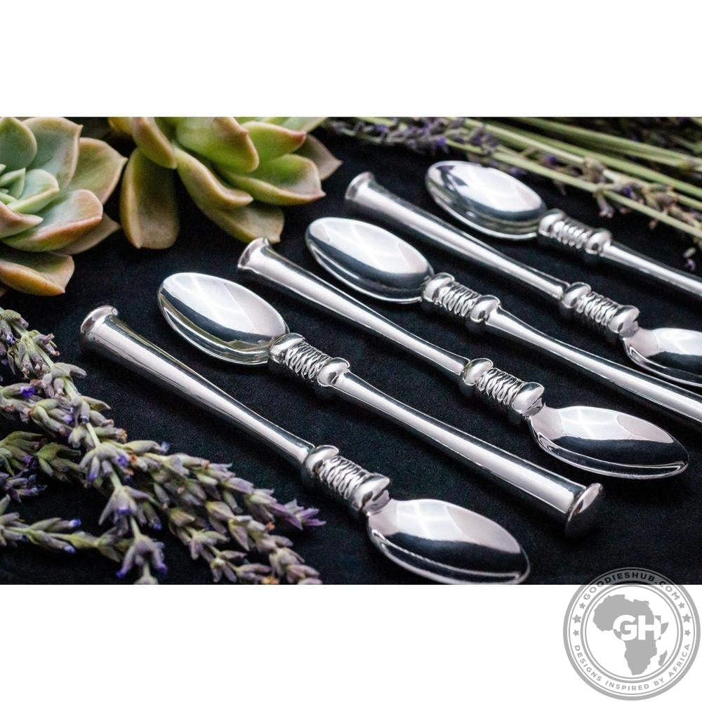 Coffee Spoon Noblesse (Set of 6) - Noblesse Collection - Diana Carmichael-GoodiesHub