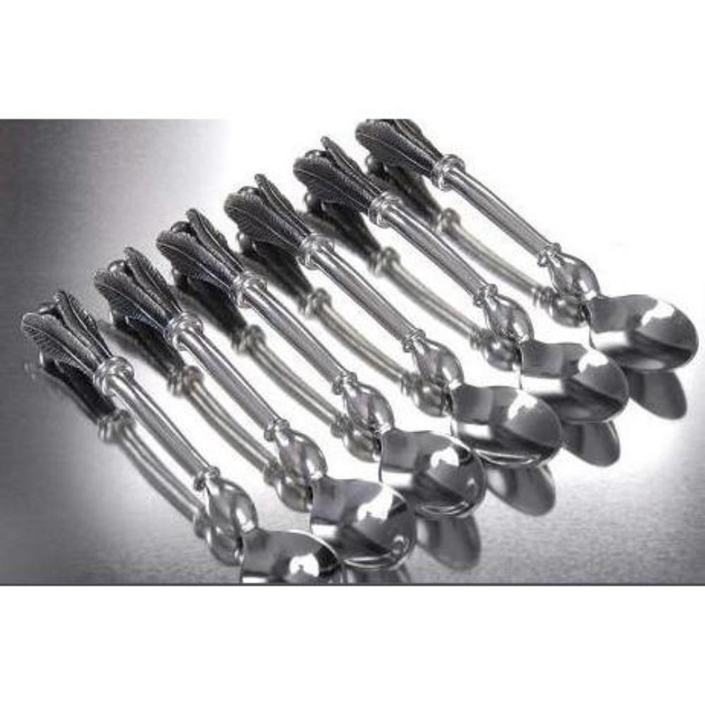 Coffee Spoons Usiba (Set Of 6) - Usiba Lwe Nyoni Collection - Diana Carmichael-GoodiesHub