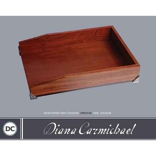 Desk Paper Tray 33x22cm - Crystal D&