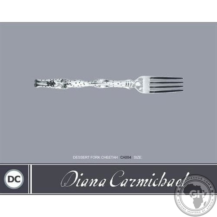 Dessert Fork - Cheetah Africa Collection - Diana Carmichael-GoodiesHub