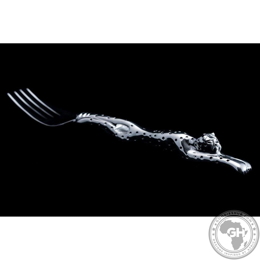 Dessert Fork - Cheetah Africa Collection - Diana Carmichael-GoodiesHub