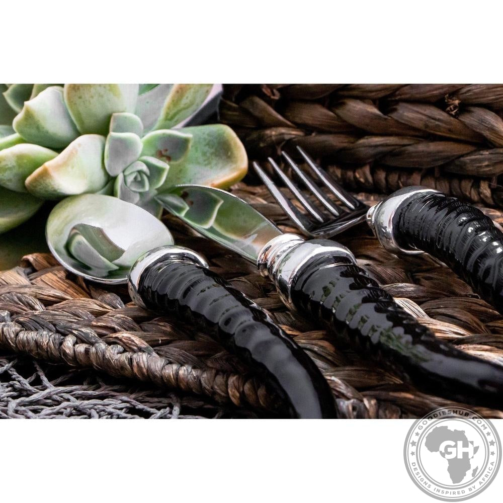 Dessert Spoon - Impondo Zulu Collection - Diana Carmichael-GoodiesHub
