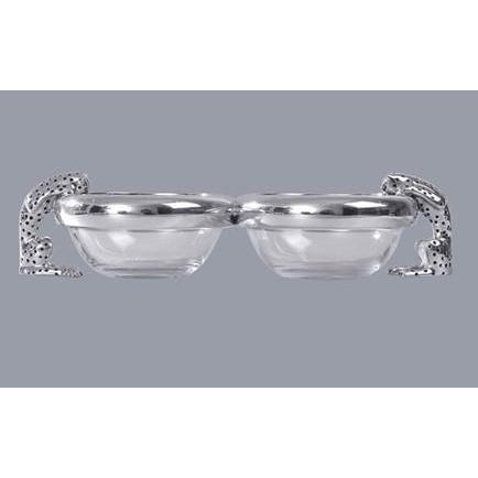 Dish Drinking 2 x 90mm - Cheetah Africa Collection - Diana Carmichael-GoodiesHub