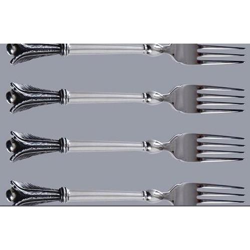 Fish Fork Usiba (Set Of 6) & Pouch - Usiba Lwe Nyoni Collection - Diana Carmichael-GoodiesHub