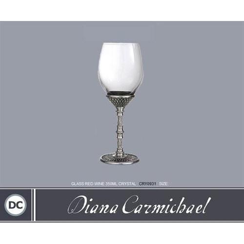 Glass Red Wine 350ml Crystal (Each)- Crystal d&