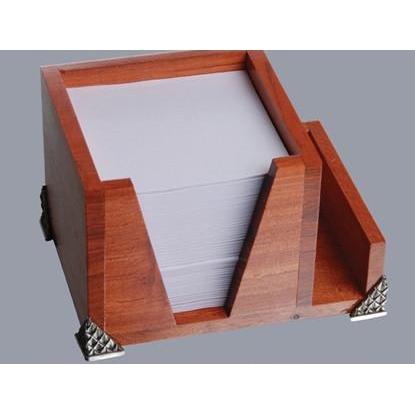 Memo Cube 10x10cm With Paper Refill & Business Card Holder - Crystal D'afrique - Diana Carmichael-GoodiesHub