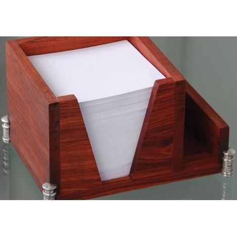 Memo Cube 10x10cm With Paper Refill & Business Card Holder - Noblesse Collection - Diana Carmichael-GoodiesHub