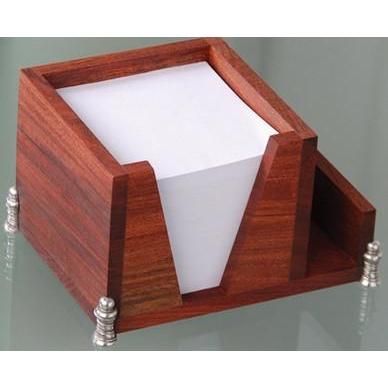Memo Cube 10x10cm With Paper Refill & Business Card Holder - Ribbon Collection - Diana Carmichael-GoodiesHub