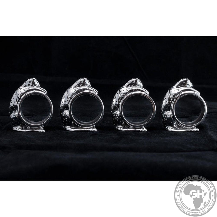 Napkin Ring Cheetah (Set of 4) - Cheetah Africa Collection - Diana Carmichael-GoodiesHub