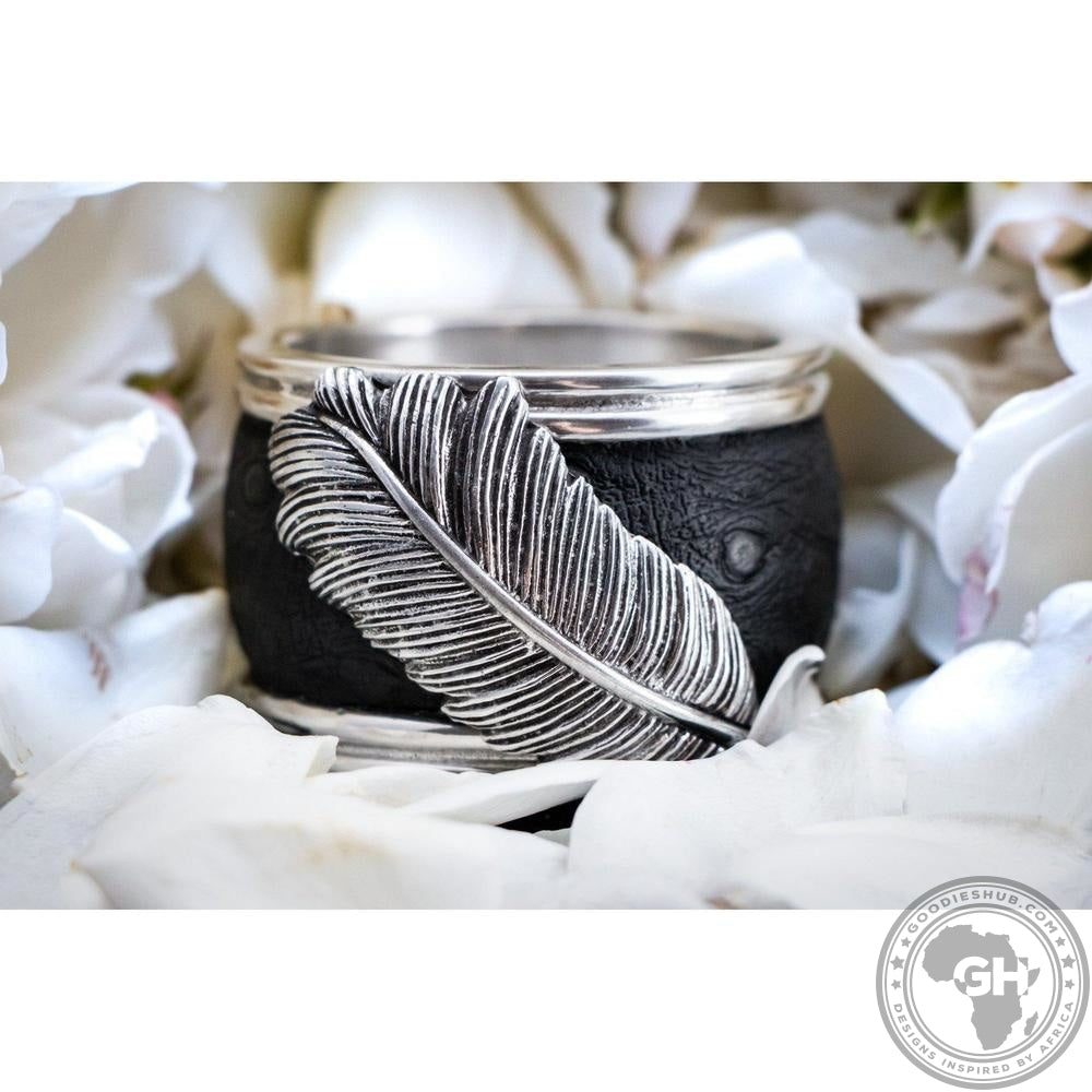 Napkin Ring Ebony (Set Of 4) - Usiba Lwe Nyoni Collection - Diana Carmichael-GoodiesHub