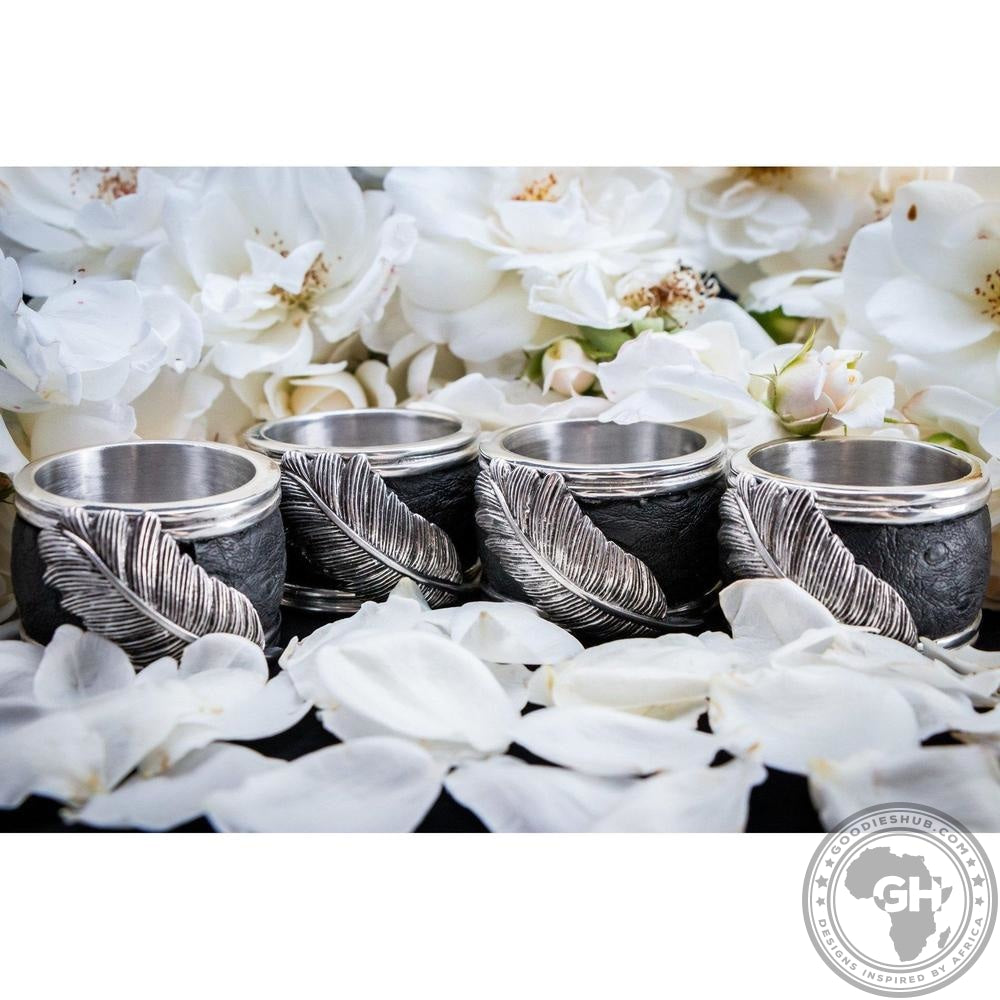 Napkin Ring Ebony (Set Of 4) - Usiba Lwe Nyoni Collection - Diana Carmichael-GoodiesHub