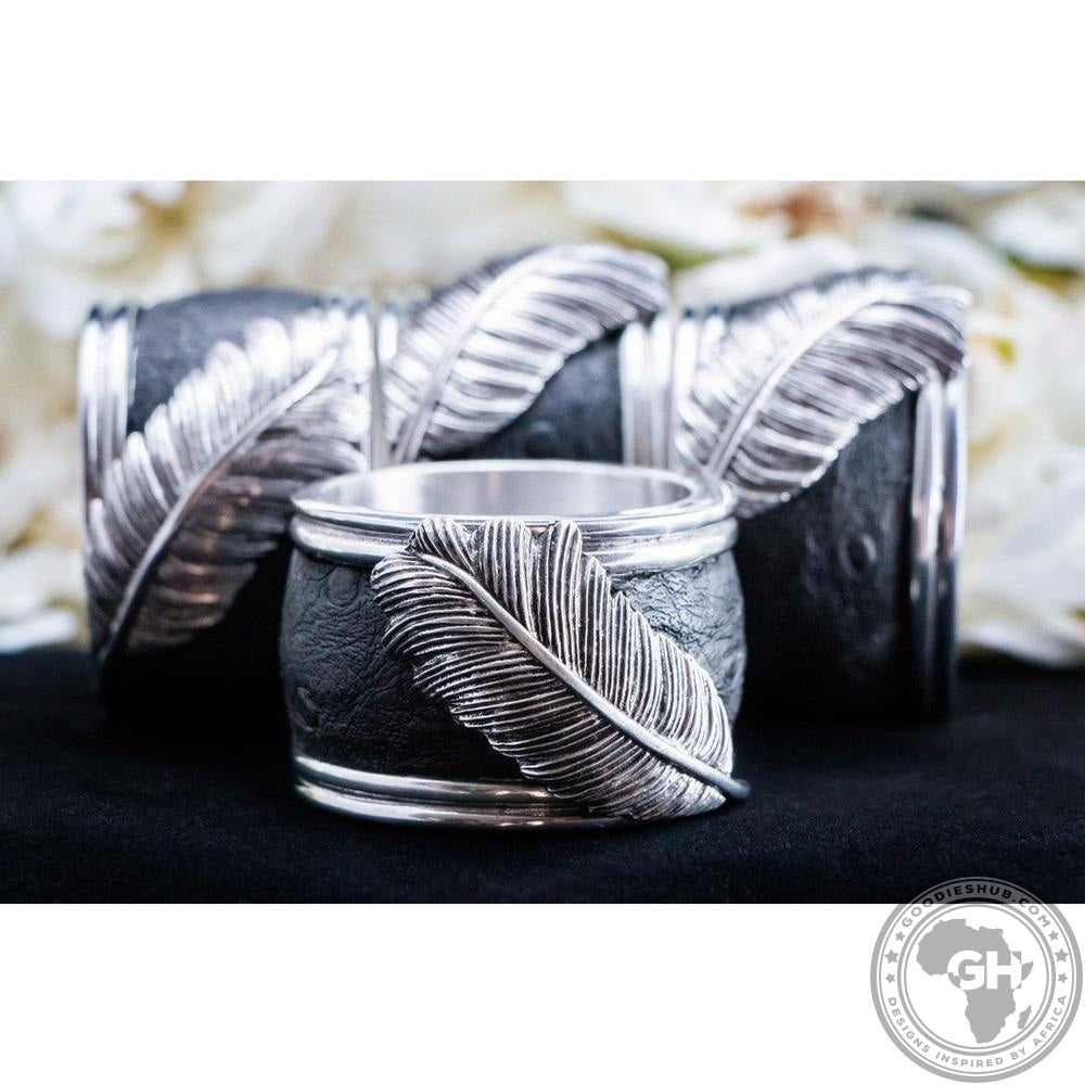Napkin Ring Ebony (Set Of 4) - Usiba Lwe Nyoni Collection - Diana Carmichael-GoodiesHub