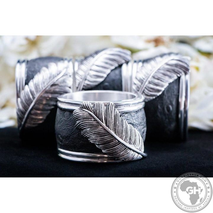 Napkin Ring Ebony (Set Of 4) - Usiba Lwe Nyoni Collection - Diana Carmichael-GoodiesHub