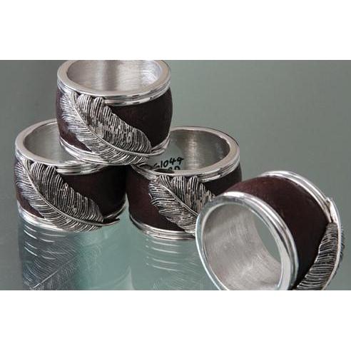 Napkin Ring Red Ochre (Single) - Usiba Lwe Nyoni Collection - Diana Carmichael-GoodiesHub