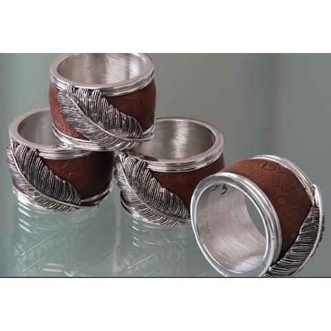 Napkin Ring Saddle Brown (Single) - Usiba Lwe Nyoni Collection - Diana Carmichael-GoodiesHub