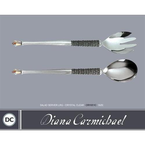 Salad Server Large Crystal - Crystal d'Afrique - Diana Carmichael-GoodiesHub