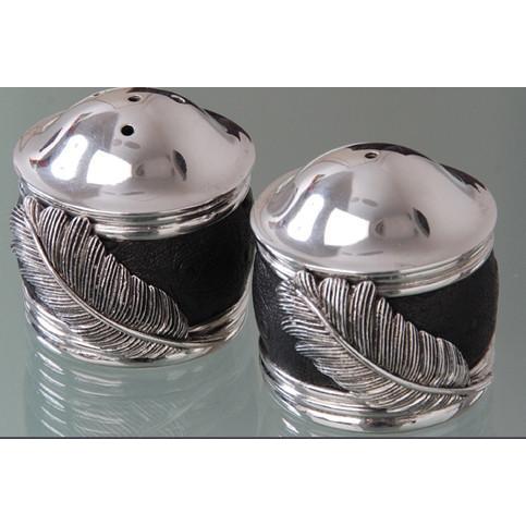 Salt & Pepper Cellars Ebony - Usiba Lwe Nyoni Collection - Diana Carmichael-GoodiesHub