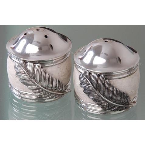Salt & Pepper Cellars Ivory - Usiba Lwe Nyoni Collection - Diana Carmichael-GoodiesHub
