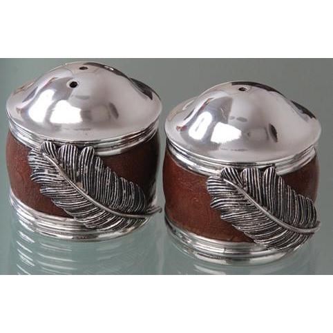 Salt & Pepper Cellars Saddle Brown - Usiba Lwe Nyoni Collection - Diana Carmichael-GoodiesHub