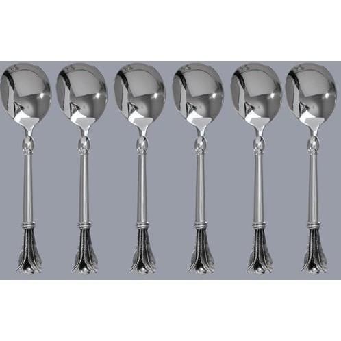 Soup Spoons (Set Of 6) & Pouch - Usiba Lwe Nyoni Collection-GoodiesHub